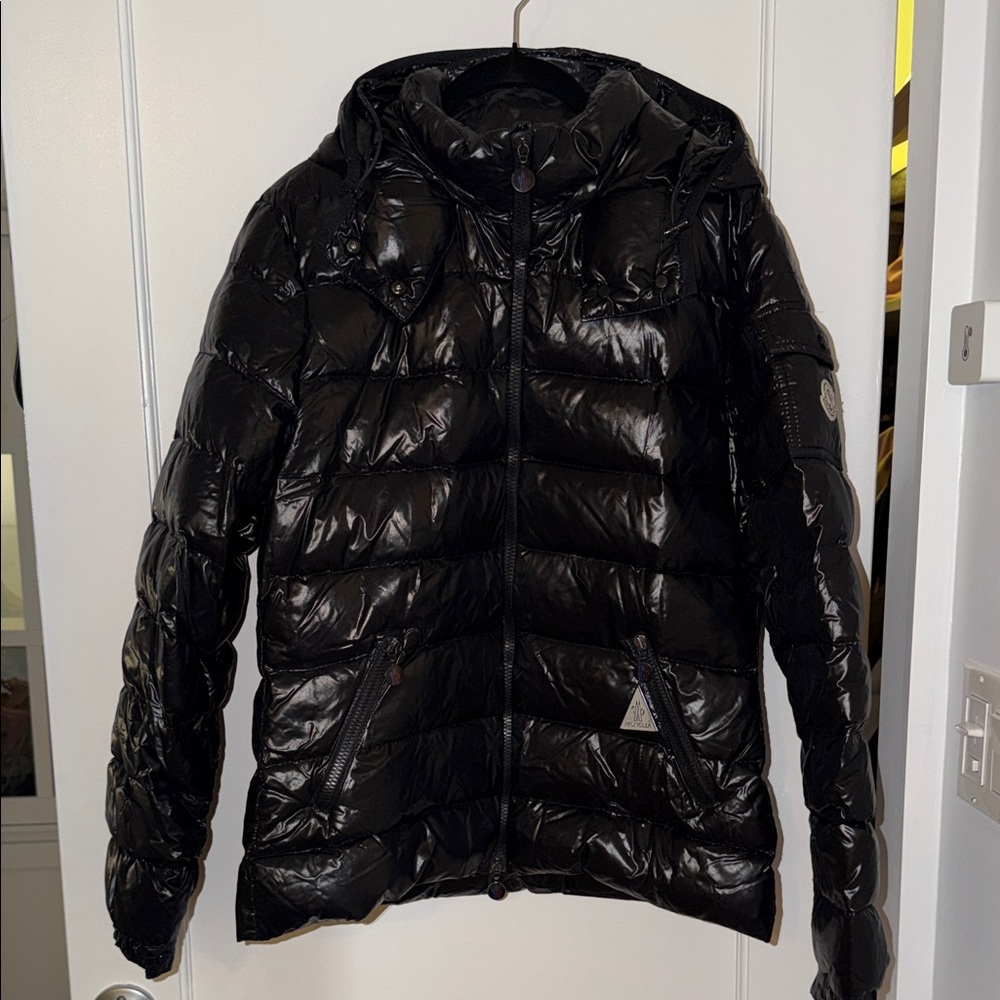 Classic Black Moncler Puffer Jacket Size 5